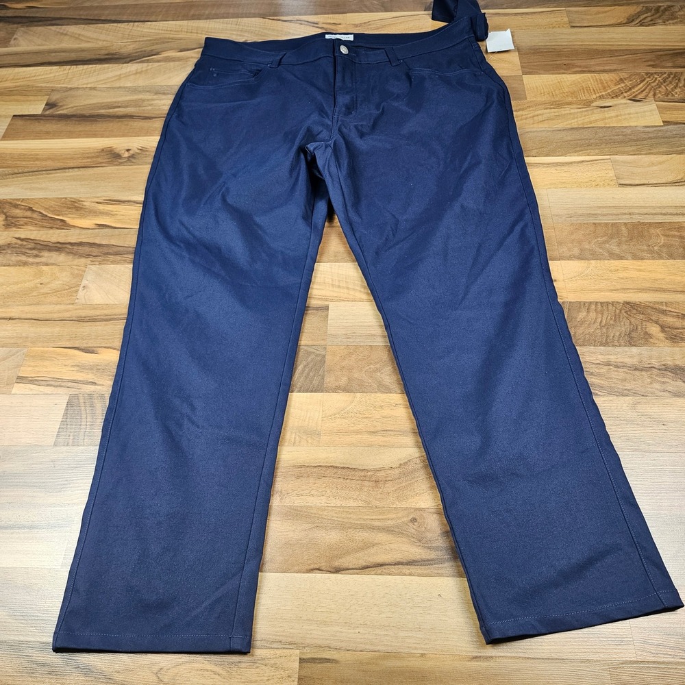 Peter Millar EB66 Performance Pants Navy Golf‎ Classic Fit 38x32 (hemmed)